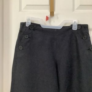 Sherry Taylor, black sailor style pant. Size M